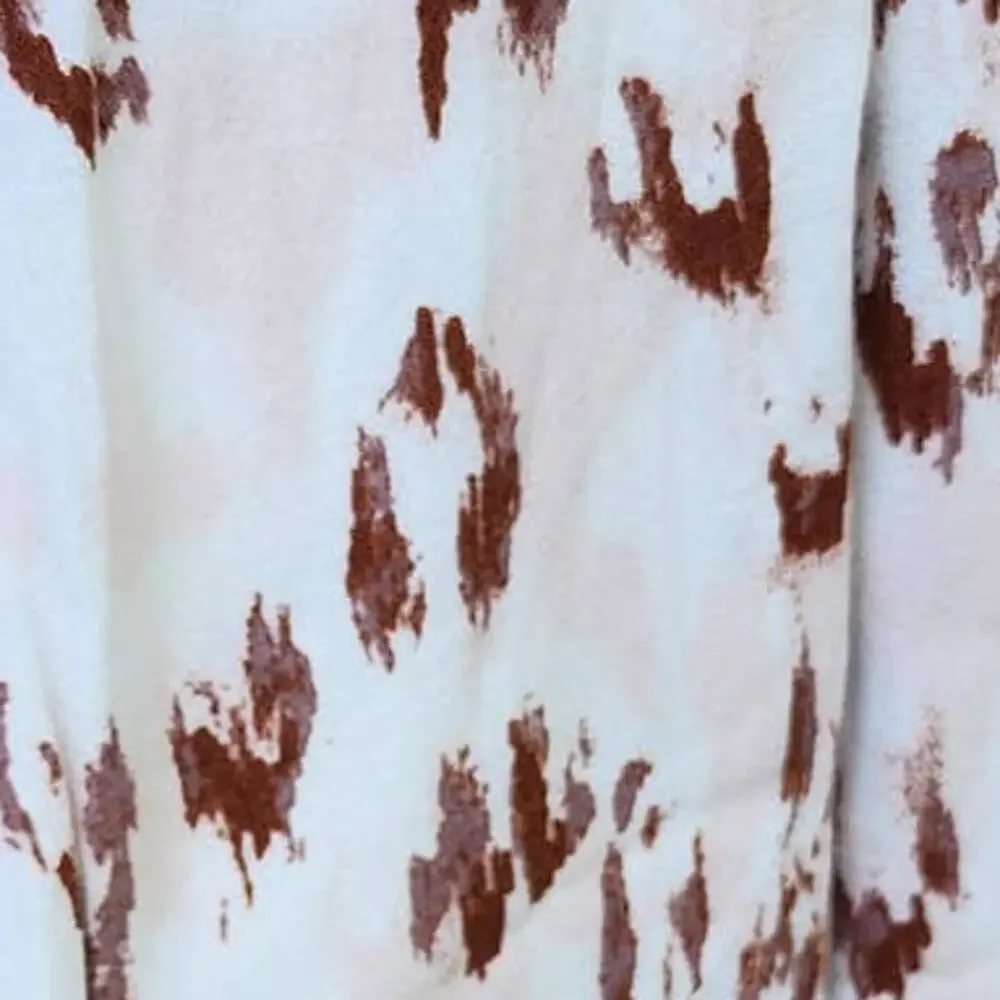Free People Fake Love Flowy Printed Exposed Back Mini Dress Medium